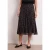 Street One Dames Midirok van mesh met print in Bruin