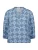 Cartoon Blouse  blauw / donkerblauw / groen