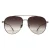 Salvatore Ferragamo Aviator Heren Licht Goud Bruin Kleurverloop SF308S
