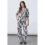 SisterS Point viscose blouse met print – ecru