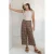 Like Flo straight casual broek bruin