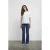 T-shirt met ronde hals voor vrouwen Pulz Jeans Brit