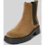 Calvin Klein Jeans Chelsea boots van leer met treklus, model ‘CHUNKY’