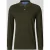 FYNCH-HATTON Regular fit poloshirt met lange mouw met labelstitching