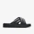 Alda Glide Zwarte Leren Sandalen