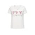 ONLY CARMAKOMA T-shirt met hartjes ecru