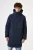 Donkerblauwe parka