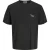 Jack & Jones Heren t-shirt jorhydra loose fit ronde hals zwart