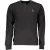 Gianmarco Venturi Zwarte Katoenen Heren Sweatshirt
