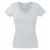 Fruit Of The Loom Dames Vrouwen-Fit Valuegewicht V-hals T-shirt met korte mouwen (Heather Grijs)