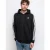 adidas Originals hoodie met drie strepen en ritssluiting in zwart
