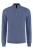 Fellows United Fellows United Pullover Half Zip Fancy Rib Structure Mid Blue  2XL