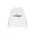 Croyez longsleeve met backprint wit