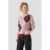 Anytime gebreide trui met ruitpatroon beige/roze/bordeauxrood