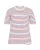 KAFFE CURVE Shirt ‘Winni’  crème / donkerblauw / knalrood