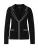 MADELEINE Gebreid vest  zwart / wolwit