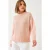 Ontspannen Pasvorm Crew Neck Geribbelde Trui