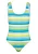 BECO the world of aquasports Badpak ‘Fresh Stripes’  blauw / groen