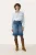 Rok A-shape Medium Blue denim