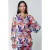 Colourful Rebel Talia Big Flower Oversized Boyfriend Blouse Multicolor