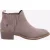 Hush Puppies Isobel Leren Damesschoenen In Taupekleurige Boots