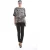 Top met oversized print en pailletten