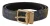 Dolce & Gabbana Marineblauwe Jacquard Gouden Logo Metalen Sluiting Riem