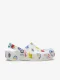 Crocs Classic Graphic Thermoplastische Witte/Multi Mocassins