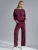Hiccup Joggingpak  wijnrood / wit