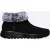 Skechers On The Go Joy Savvy Wide Suède/Nepbont Dames Zwarte/Grijze Laarzen