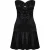 Effen, mouwloze, stijlvolle/aansluitende mini-jurk voor dames
