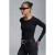 Slim Fit Ronde Hals Jersey Body