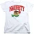 Looney Tunes Naughty T-shirt met nauwsluitende pasvorm voor dames (Wit)