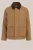 WE Fashion – Heren jack met structuur – Regular fit – Lichtbruin – Katoen –