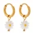 Label Kiki gold plated oorbellen Daisy Hoops