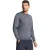 No Excess Pullover crewneck 2 coloured melang dusty blue