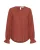 Kaffe Blouse  kastanjebruin