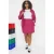Trendyol Curve Dames Bordeaux Hartjes Kort / Mini Grote maten Rokken