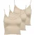 Only Onlvicky Lace Seamless Cropped Top 3P T-Shirt