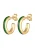 ELLI Oorbellen  goud / groen