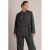 Yest Curve Plus Size oversized blazer – grijs