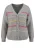 Key Largo Gebreid vest ‘Candy’  beige / geel / grijs / pink