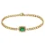 Lucardi Armband ‘Vintage’  goud / groen