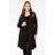 YOEK vest van travelstof DOLCE zwart