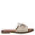 Dolcis slippers met siergesp beige