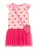 Danamade Jurk  groen / pink / rosa / offwhite