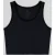 Geribbelde Mouwloze Crop Top