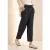 Cecil Dames Wide Legs broek van linnenmix in Grijs