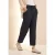 Wide Legs 7/8 broek van linnenmix