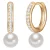 Valero Pearls Oorbellen  goud / parelwit